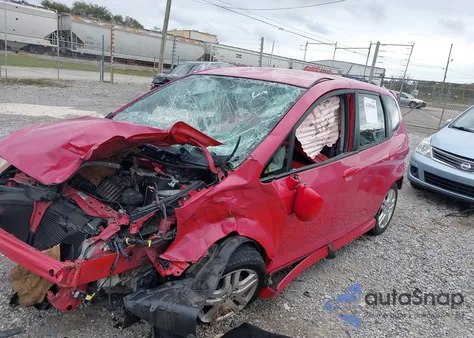 2008 Honda Fit Sport из США, поврежденный, VIN JHMGD38648S051464